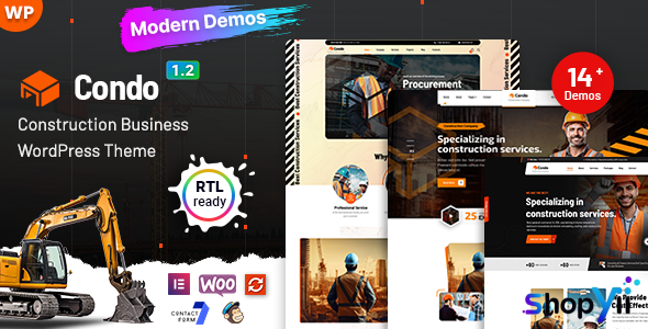 Condo v1.0.2 - Construction WordPress Theme
