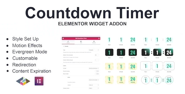 Countdown Timer v1.0.0 - Elementor Page Builder Addon