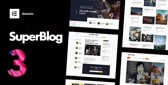 SuperBlog v3.3 - Powerful Blog & Magazine Theme