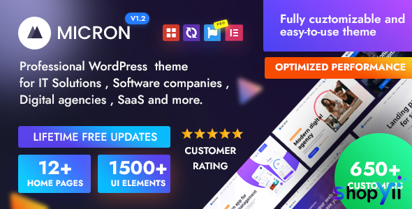 Micron v1.2.1 - Technology IT Solutions & Software WordPress Theme