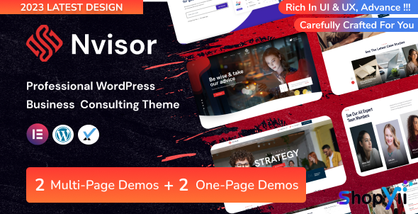 Nvisor v1.2 - Business Consulting WordPress