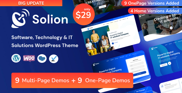 Solion v1.1.2 - Technology & IT Solutions WordPress Theme