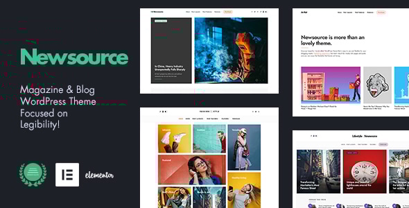 Newsource v1.6 - Multi-Concept Blog Magazine