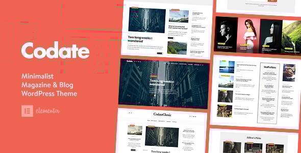 Codate v1.4 - Modern Magazine and Blog WordPress Theme