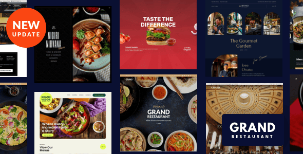 Grand Restaurant v6.1.1 - Restaurant Cafe Theme