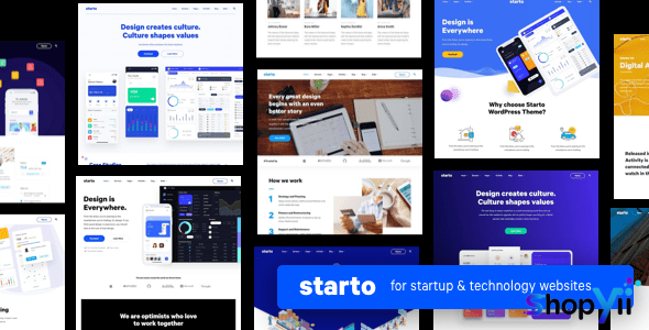 Starto v1.7.2 - Saas Software Startup WordPress