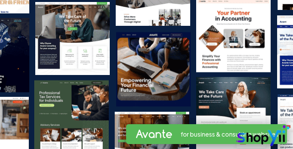 Avante v2.3.5 - Business Consulting WordPress
