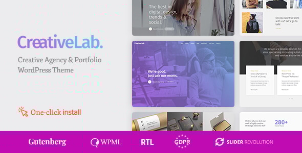 Creative Lab v1.1.6 - Creative Studio Portfolio & Agency