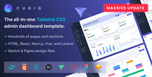 Mosaic v4.3.1 - Tailwind CSS Admin Dashboard Template