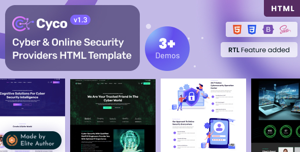 Cyco v1.2 - Cyber & Online Security Providers HTML Template