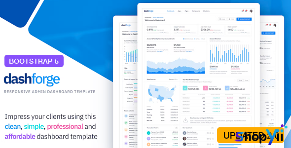 Dashforge v2.0.0 - Responsive Admin Dashboard Template