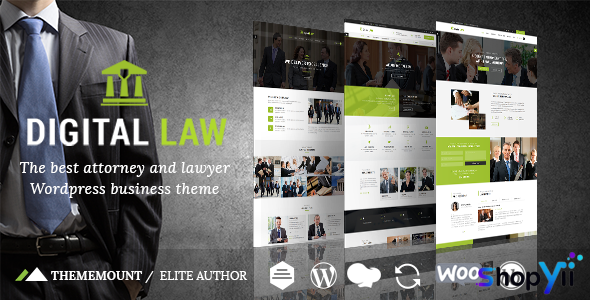 Digital Law v12.5 - Attorney & Legal Advisor WordPress Theme