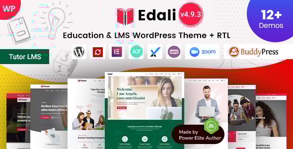 Edali v3.9.4 - Education LMS & Online Courses WordPress Theme