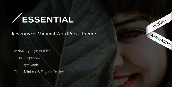 Essential v1.2.5 - Responsive Minimal WordPress Theme