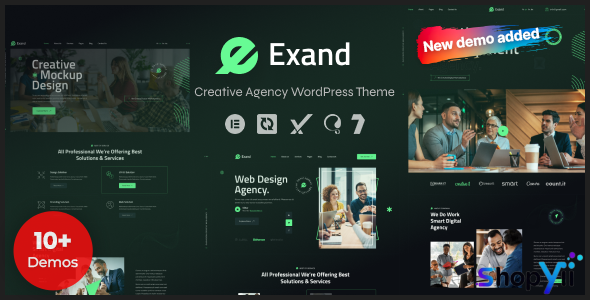 Exand v1.0.5 - Creative Agency WordPress Theme