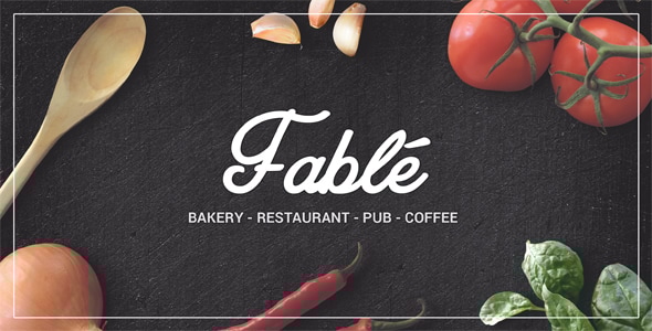 Fable v1.2.4 - Restaurant Bakery Cafe Pub WordPress Theme
