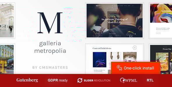 Galleria Metropolia v1.1.3 - Art Museum & Exhibition Gallery Theme