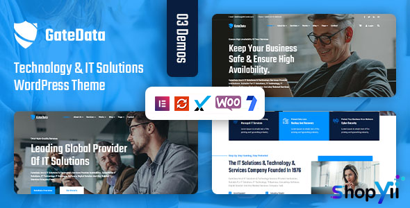 GateData v1.0.1 - IT Solutions & Technology WordPress Theme