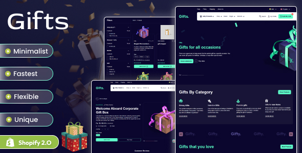 Gifts v1.0 - Shopify 2.0 Gifts Shop Theme