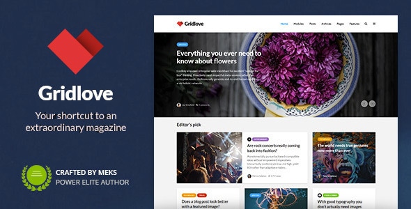 Gridlove v1.9.9 - Creative Grid Style News & Magazine