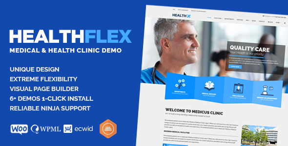 HEALTHFLEX v2.2.0 - Medical Health WordPress Theme