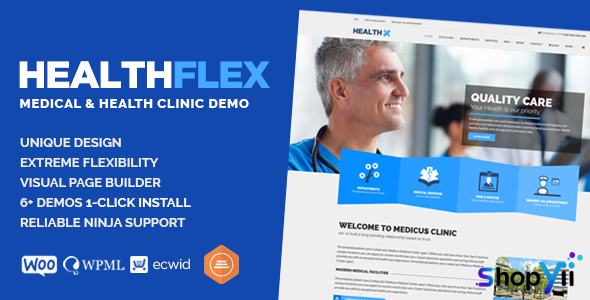 HEALTHFLEX v2.4.0 - Medical Health WordPress Theme
