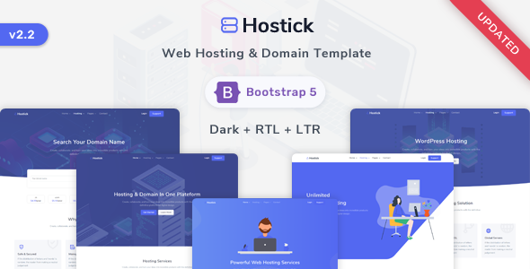 Hostick v1.1 - Web Hosting, Web Server & Domain HTML5 Template