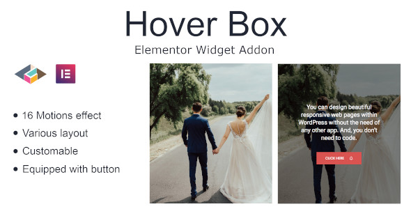 Hover Box Elementor Page Builder Addon v1.0.1