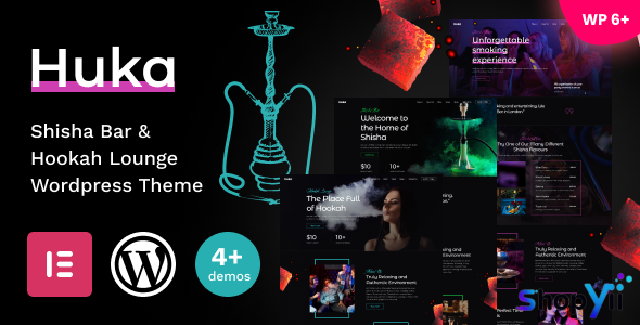 Huka v1.02 - Shisha Bar & Hookah Lounge WordPress Theme