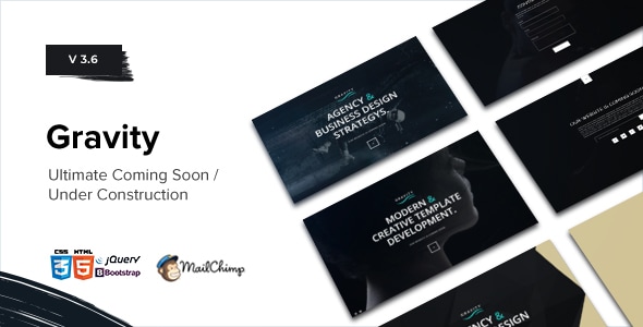 Gravity v3.6 - Coming Soon - Under Construction