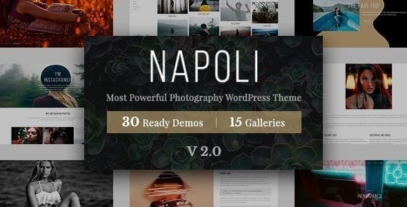 Napoli v2.2.9 - Photography WordPress