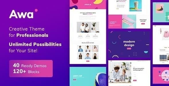 AWA v1.4.4 - Portfolio WordPress Portfolio & Agency