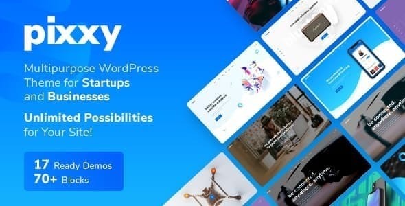 Pixxy v1.1.1 - App, Software & SaaS Startup WordPress