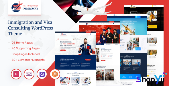 Immigway v1.0.0 - Immigration and Visa Consulting WordPress Theme