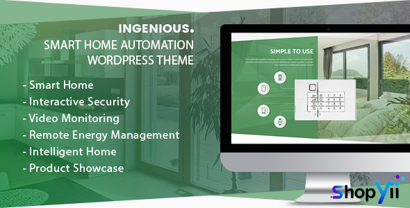 Ingenious v1.2.0 - Smart Home Automation WordPress Theme