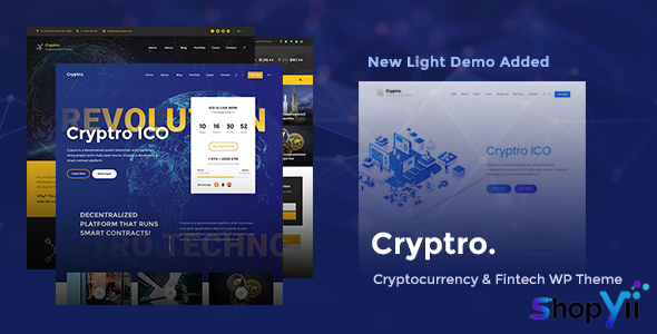 Cryptro v1.4.0 - Cryptocurrency, Blockchain, Bitcoin