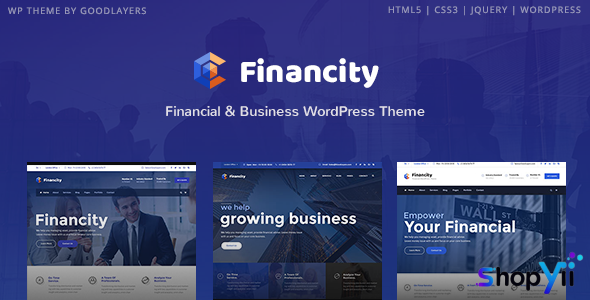 Financity v1.3.2 - Business / Financial / Finance WordPress Theme