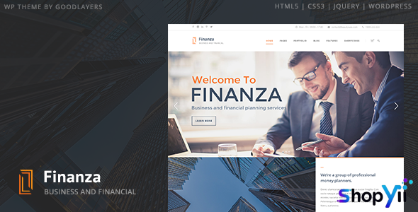 Finanza v1.3.4 - Business & Financial WordPress