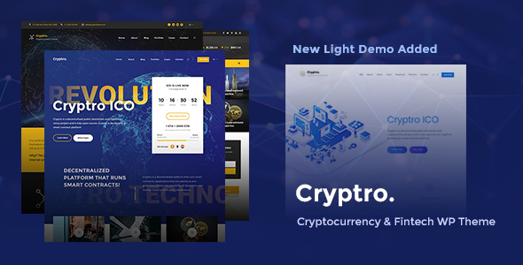 Cryptro v1.3.6 - Cryptocurrency, Blockchain, Bitcoin