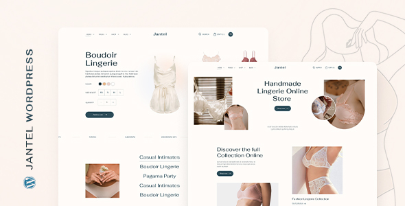 Jantel v1.0.0 - Lingerie & Fashion Store WordPress Theme