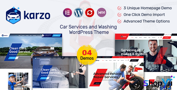 Karzo v1.3 - Car Service & Washing WordPress Theme
