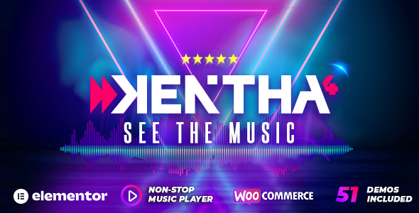 Kentha v2.1.6 - Visionary Music WordPress Theme