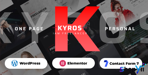 Kyros v1.0.7 - Personal Portfolio CV Resume Theme