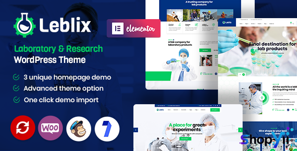 Leblix v2.1 - Laboratory & Research WordPress Theme
