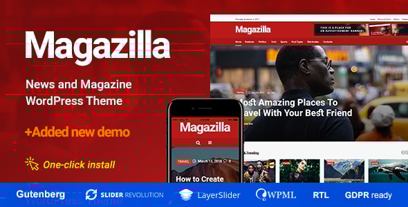 Magazilla v1.0.5 - News & Magazine Theme