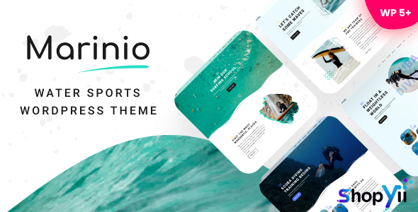 Marinio v1.0.5 - Water Sports WordPress Theme