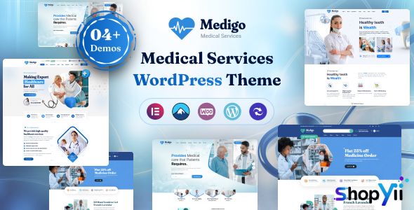 Medigo v1.0.0 - Medical WordPress Theme