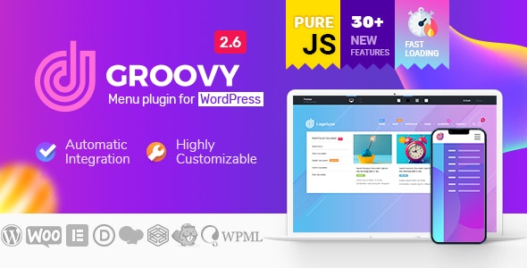 Groovy Menu v1.9.7 - WordPress Mega Menu Plugin