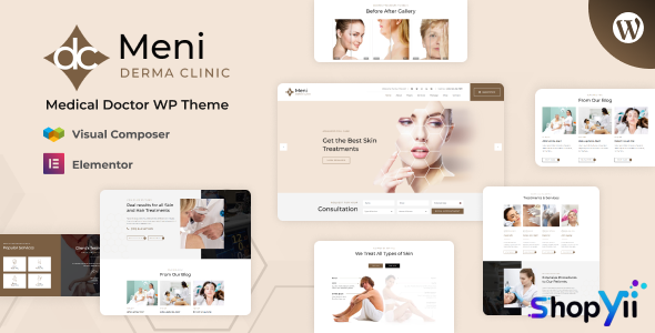 Meni v2.0 - Health Care, Medical WordPress Theme