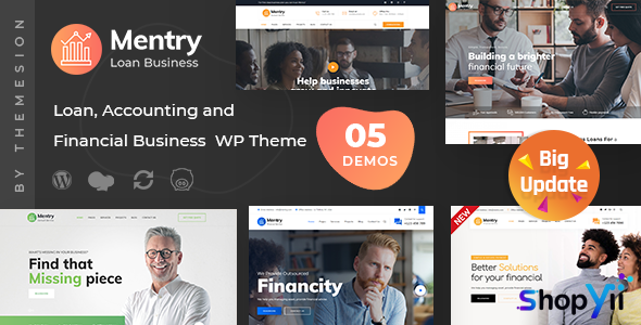 Mentry v2.7 - Loan and Financial WordPress Theme